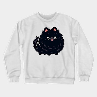 Black Pomeranian Crewneck Sweatshirt